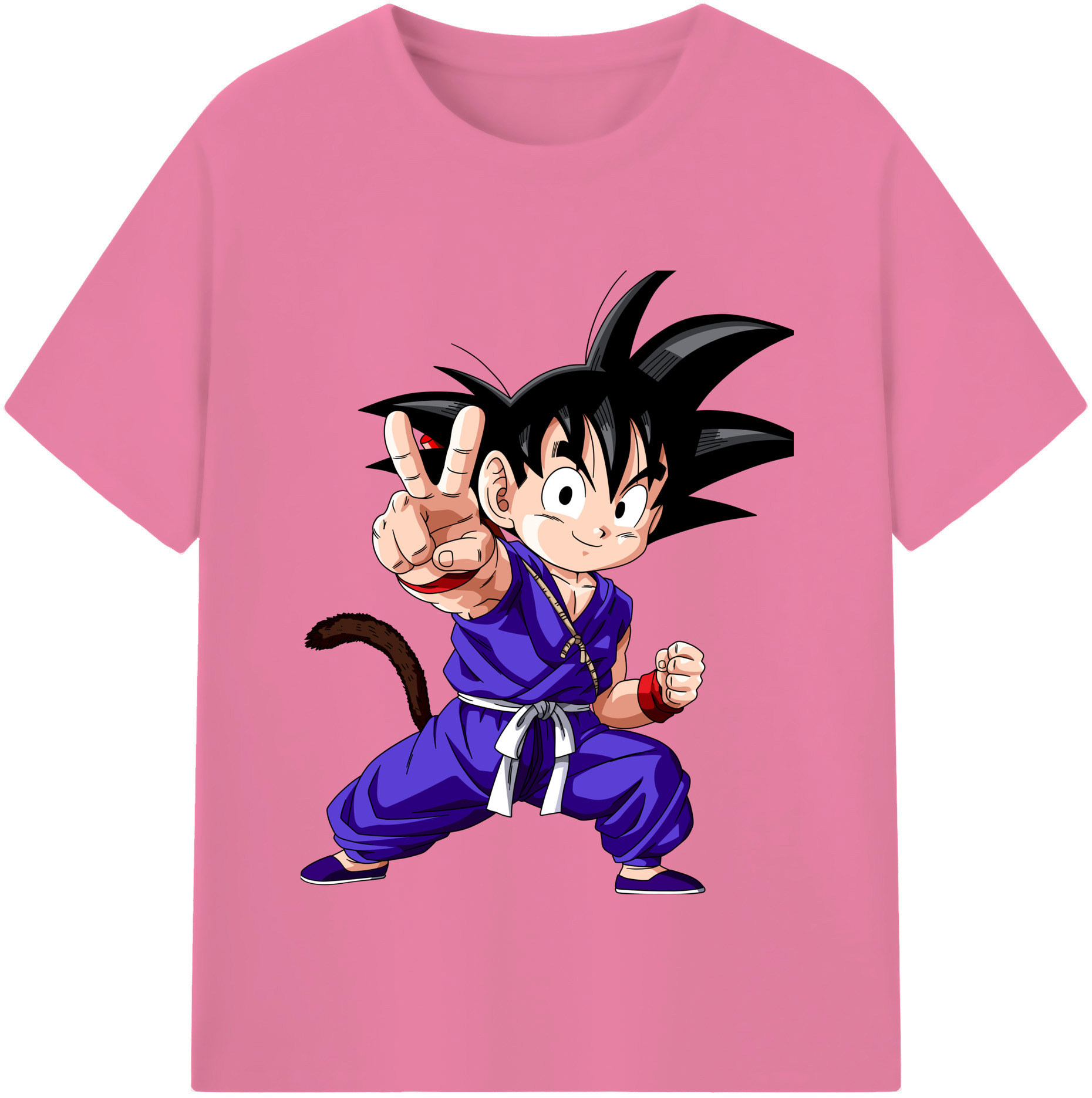 （画像用） ドラゴンボール 孫悟空（そん ごくう）Son Goku カカロット DRAGON BALL Kakarotto 綿100％半袖Tシャツ（フロントプリント）